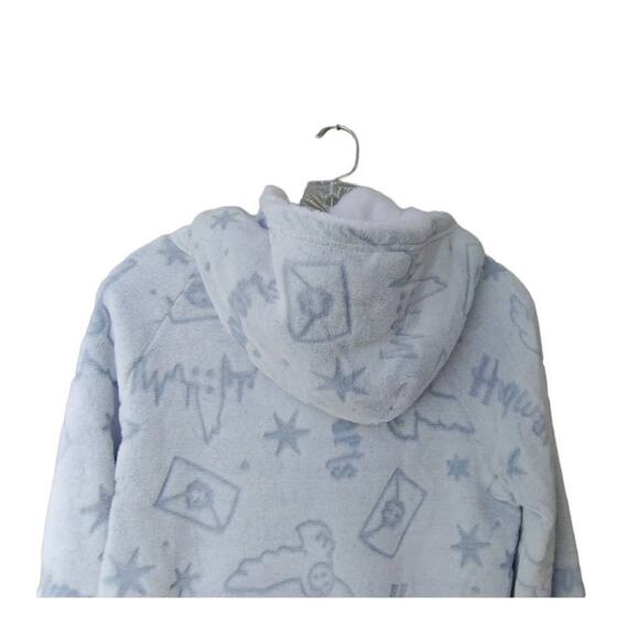 Harry Potter Wizarding World Lounger Plush Pajama Dress with Hood Size S - Picture 7 of 10